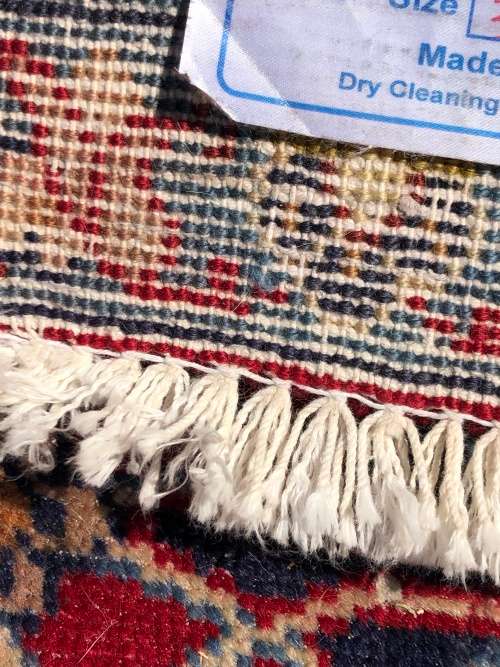 Large pure wool hand knotted Isfahan Najafabad Persian carpet  3650 X 2550mm lightly worn