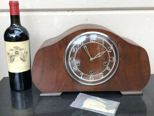 WOW !!! STUNNING ENFIELD MANTLE CLOCK IN FULL WORKING ORDER INCLUDING KEY