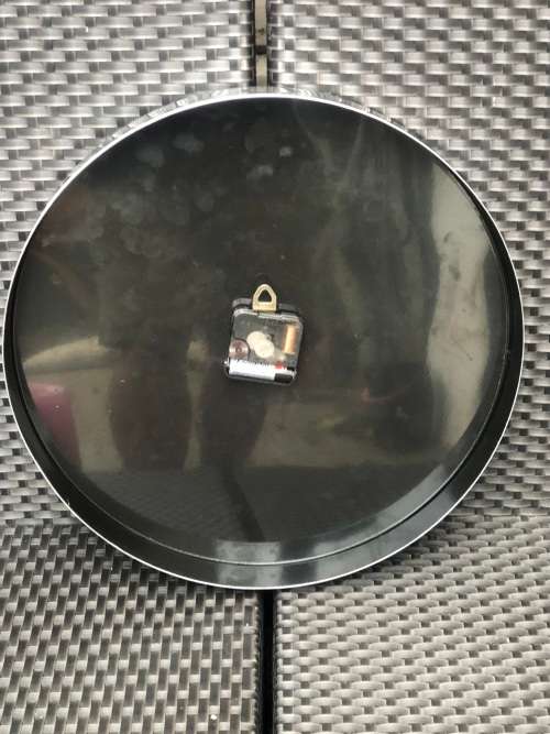 CARROL BOYES (1954 - 2019) `LET`S FACE IT` LARGE QUARTZ WALL CLOCK - CLEARLY MARKED