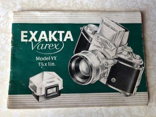Rare Exakta Varex IIa Ihagee Dresden 35mm Film Camera With Many Extras Including Instruction Manuals