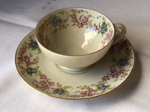 Johann Seltmann Vohenstrauß c1955 - Bavaria tea cup and saucer duo - Mint