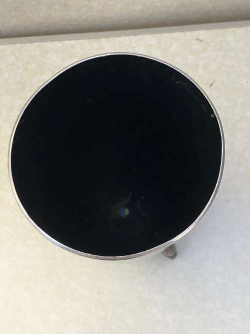 CARROL BOYES (1954 - 2019) `WAVE PATTERN` CONICAL VASE - MARKED ON THE BASE