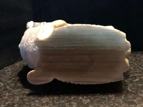 JOHN BICCARD - CRUSHED MARBLE PAN PALS FIGURINE - CHIPPED