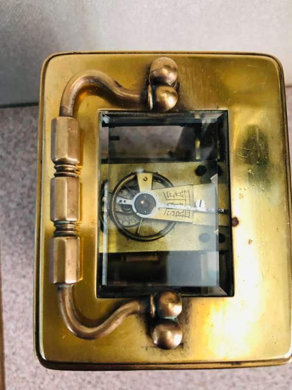STUNNING LARGE AND HEAVY FRENCH CARRIAGE CLOCK - FULL WORKING ORDER
