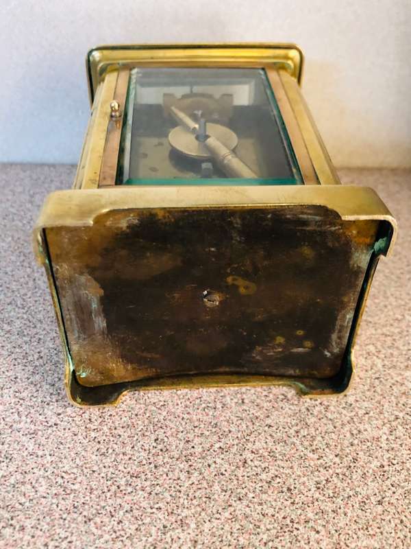 STUNNING LARGE AND HEAVY FRENCH CARRIAGE CLOCK - FULL WORKING ORDER