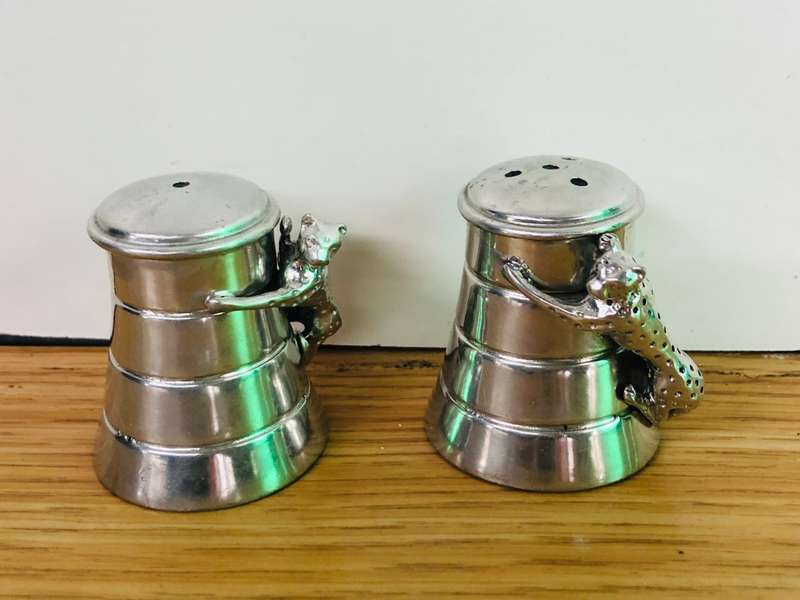 Diana Carmichael - Salt and Pepper Cheetah set - Like New