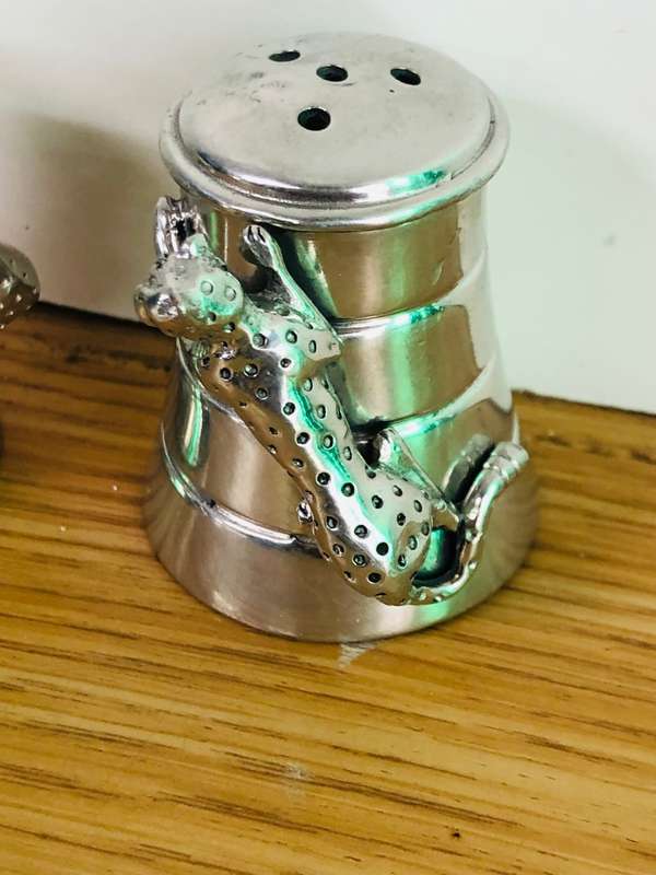Diana Carmichael - Salt and Pepper Cheetah set - Like New