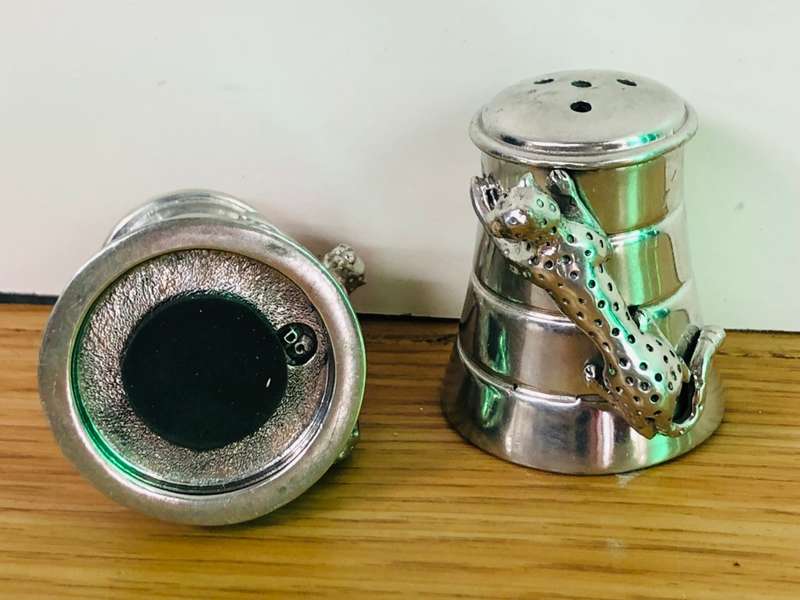 Diana Carmichael - Salt and Pepper Cheetah set - Like New