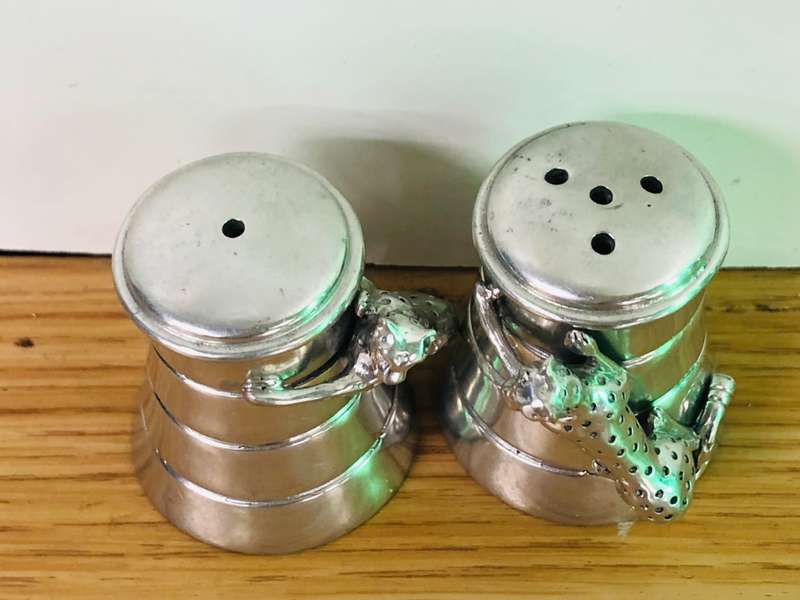 Diana Carmichael - Salt and Pepper Cheetah set - Like New