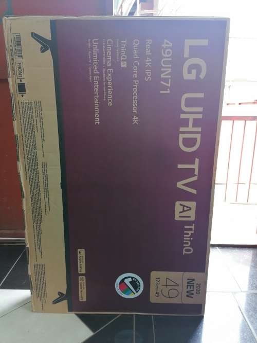 LG 49`` INCH UHD TV AI ThinQ FREE SHIPPING AND SAME DAY DELIVERY