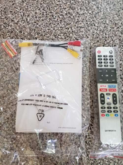 SKYWORTH `55`  INCH ANDROID TV 4K UHD FREE SHIPPING Model 55SUC9300 ONLY 2 LEFT