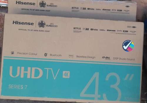 HISENSE 43 INCH SMART TV- UHD 4K MODEL 43A7100F