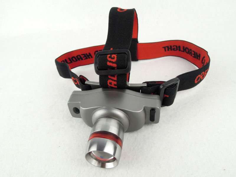 CREE HEADLAMP WITH RECHARGABLE BATTERY AND CHARGER ZOOM IN AND OUT