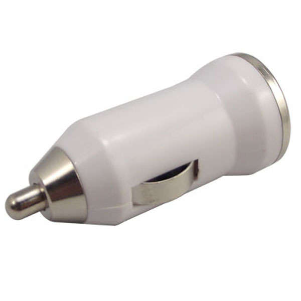 USB CAR CHARGER PLUGS WHITE