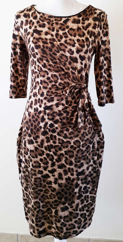 Dress Leopard print Size 10/34 Kelso