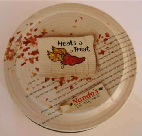 Nando's peri peri toffee Tin