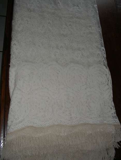 Antique Lace curtain - 4 metres x 150cm