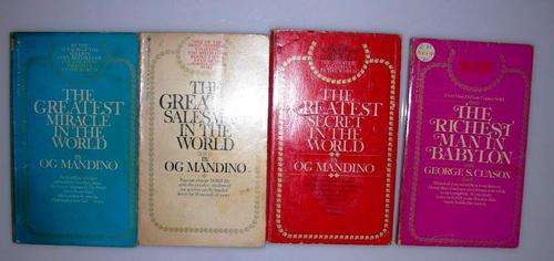 A set of Og Mandino books - fabulous and rare to have the whole set.