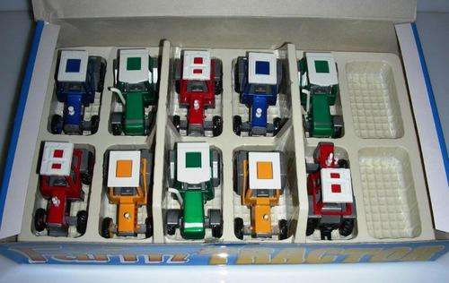 Box of die cast tractors - made in China - bid per each