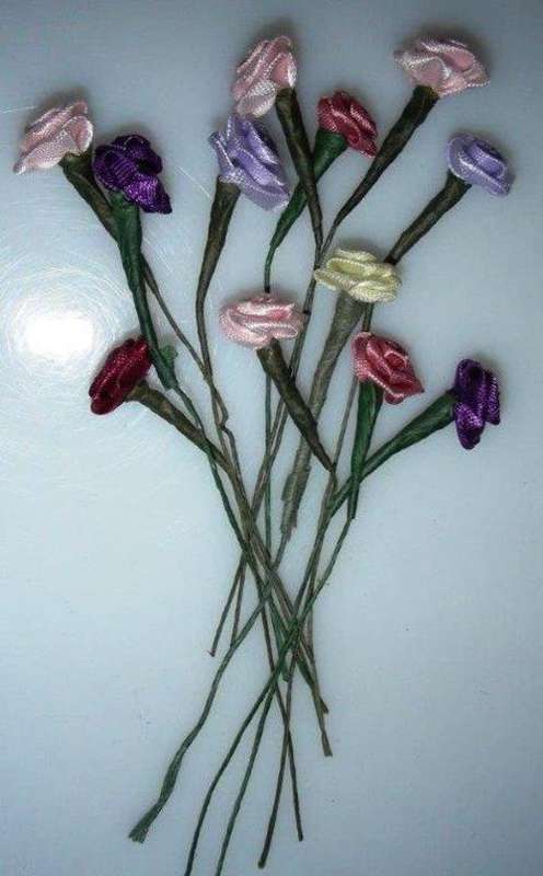 12 x silk flowers