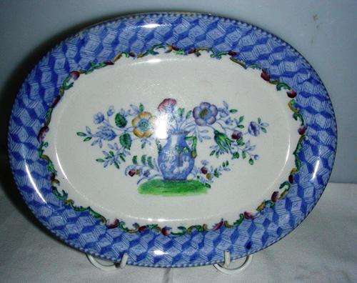 Vintage Copeland Spode - small oval platter - ' Portland vase ' - 16 x 12cm - over 70 years old !