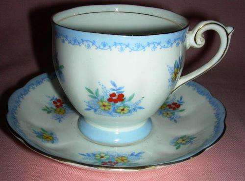 Vintage Bell Fine Bone China cup & saucer duo