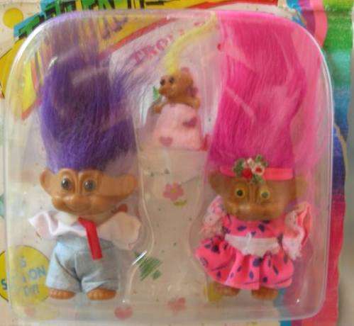 Vintage collectible Trolls - Tutti Frutti Family