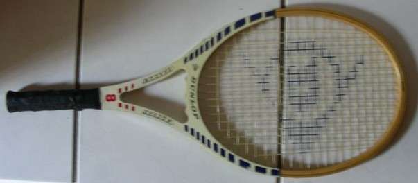 Vintage Wooden Tennis Racket for Child