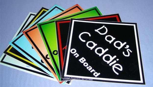 7 x car decals