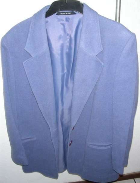 Light Blue Melton Jacket - size 38