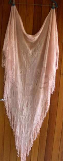 Vintage Pink shawl