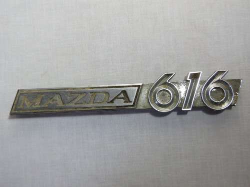 Vintage Mazda 616 car badge