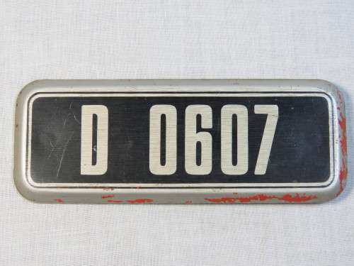 Ford D0607 truck badge - One pin intact