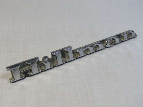 Vintage Hillman car badge