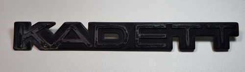 Vintage Opel Kadett name badge - with pins