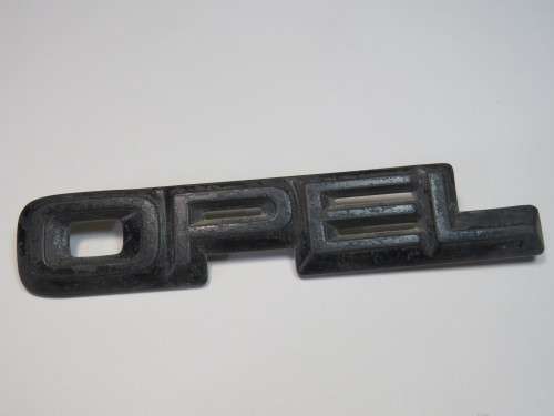 Vintage Opel car badge - Plastic
