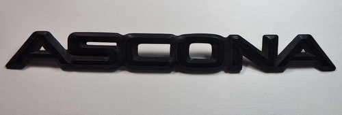 Vintage Opel ASCONA name badge - All clips intact