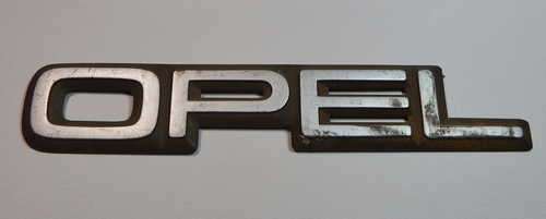 Vintage Opel name badge