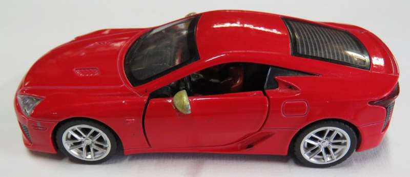 MSZ Lexus LF-A toy car - Pull back action - Scale 1/43