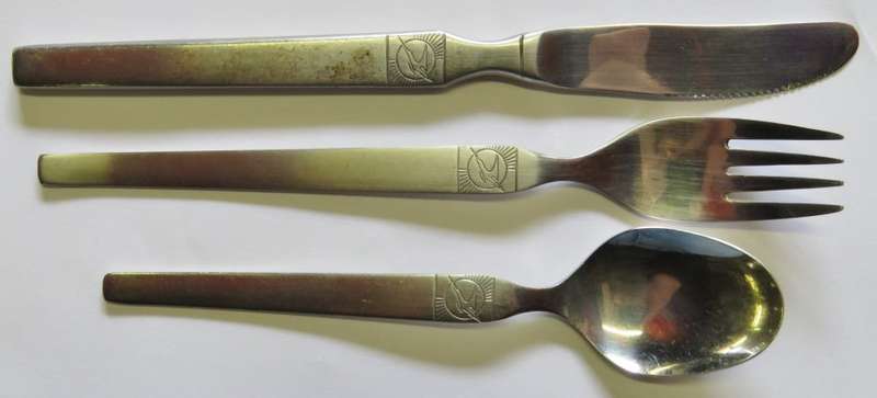 Set of 3 vintage SA Airways cutlery pieces
