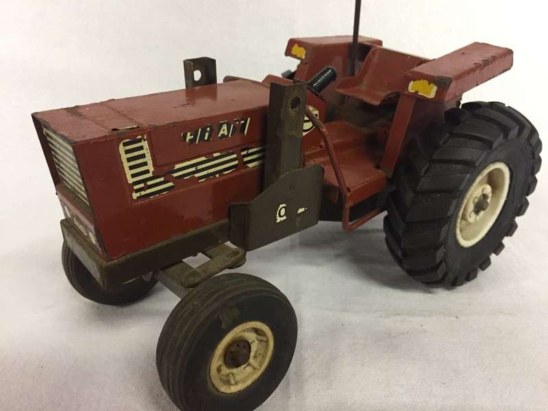 Vintage FIAT metal toy tractor