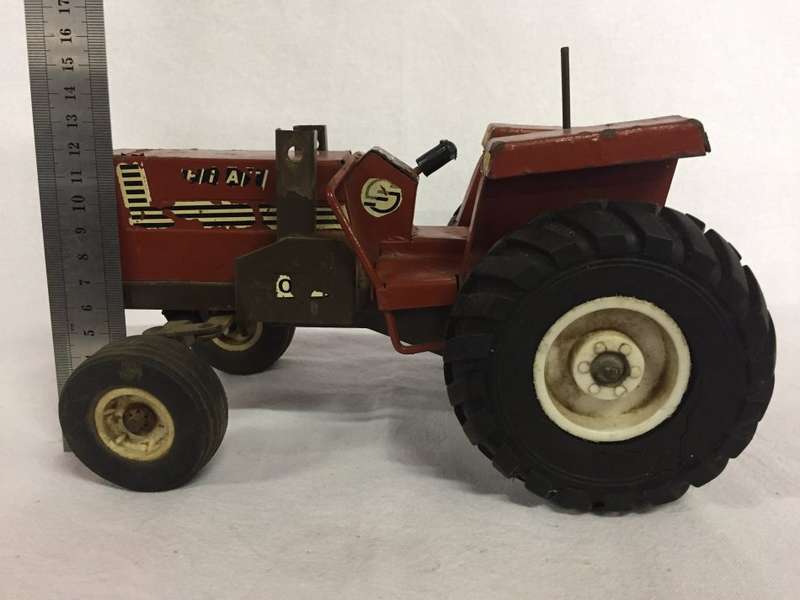 Vintage FIAT metal toy tractor