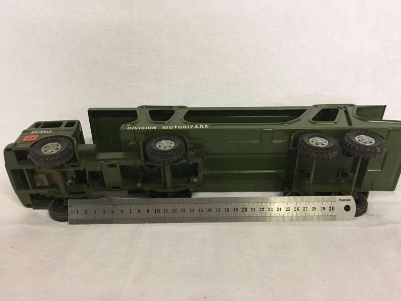 Military vehicle transporter truck