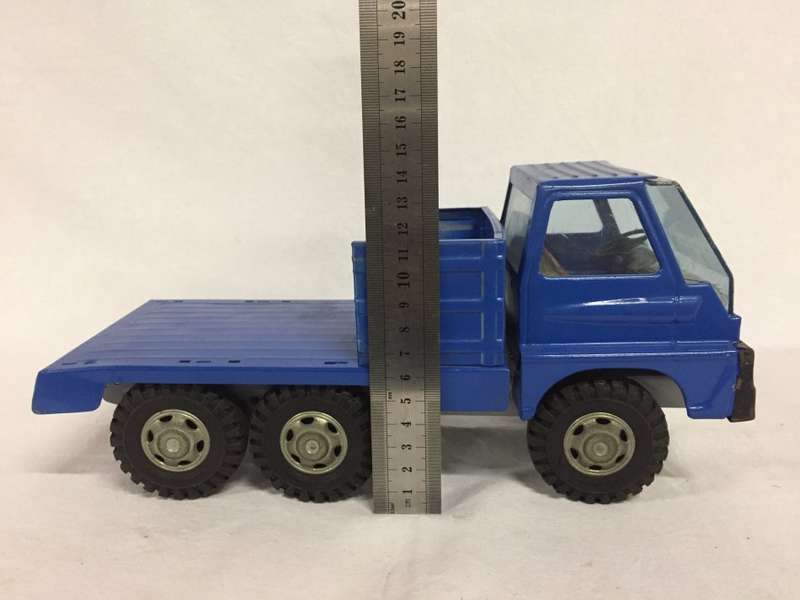 Vintage Blue metal toy truck
