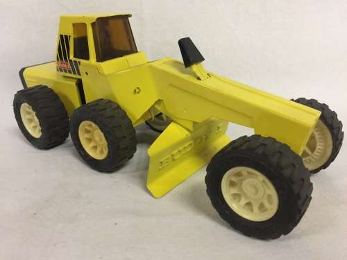 Vintage Buddy L pressed meta road grader