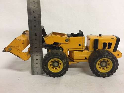 Vintage Tonka Trencher metal construction toy