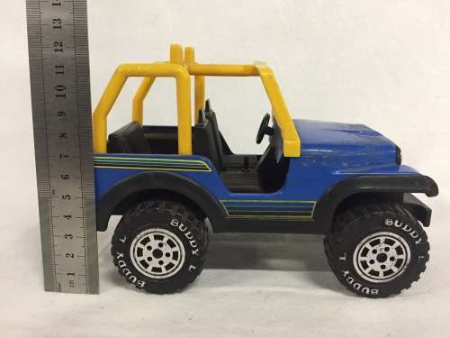 Vintage Buddy-L pressed metal toy jeep