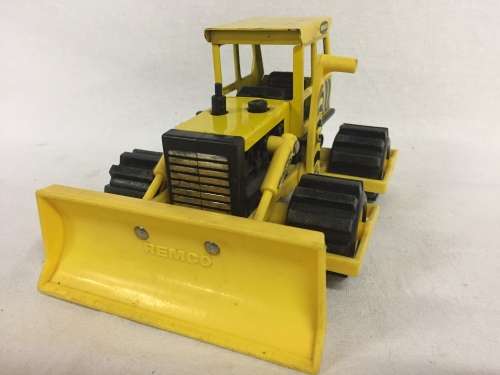 Vintage Remco pressed metal bulldozer