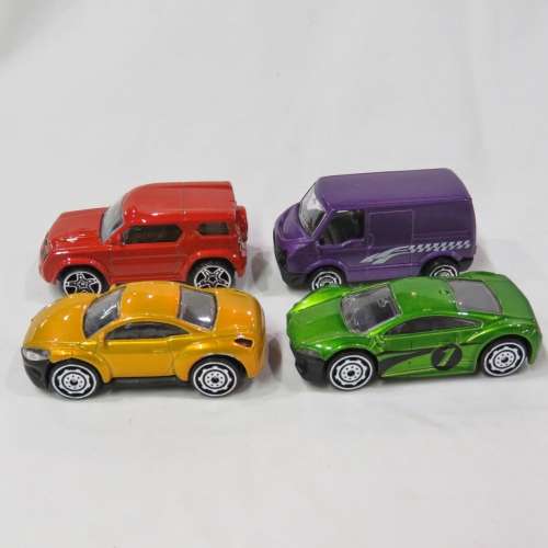 Lot of 4 Teamster L toy cars