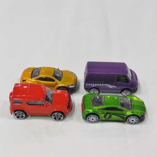 Lot of 4 Teamster L toy cars